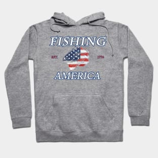 Fishing American Bass Hoodie